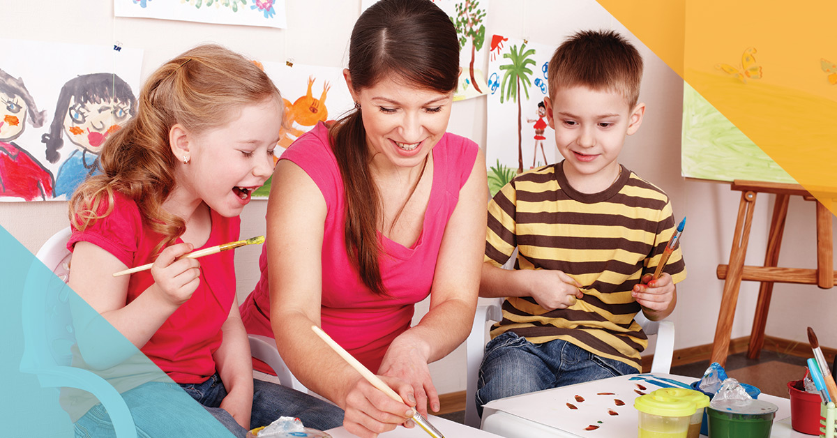 1200x628 Creative Arts Learning School Enroll Your Child In Art Class Today! - School Kids Painting