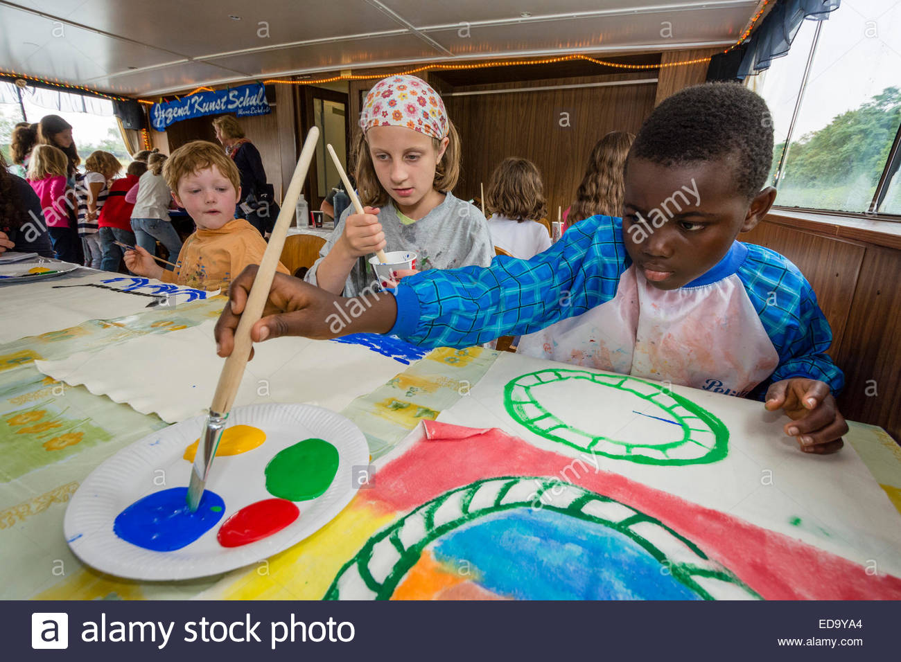 1300x956 Kids Painting Stock Photos Amp Kids Painting Stock Images - School Kids Painting