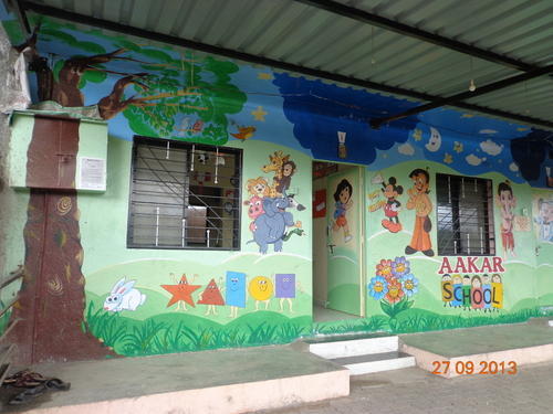 500x375 Play School Wall Painting - School Painting