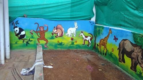 500x281 School Wall Painting, Wall Painting Service - School Painting