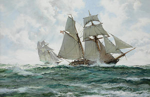 300x194 Schooner Paintings Fine Art America - Schooner Painting