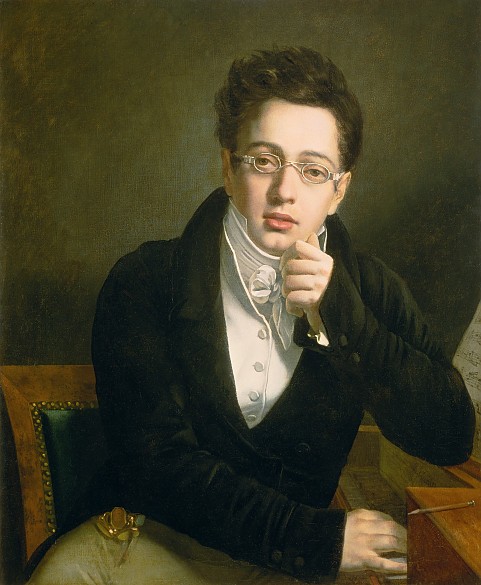 481x585 Josef Abel The Young Schubert, Painting, Beginning Of 19th - Schubert Painting