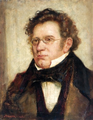 366x470 Portrait Franz Schubert By Karl Truppe On Artnet - Schubert Painting