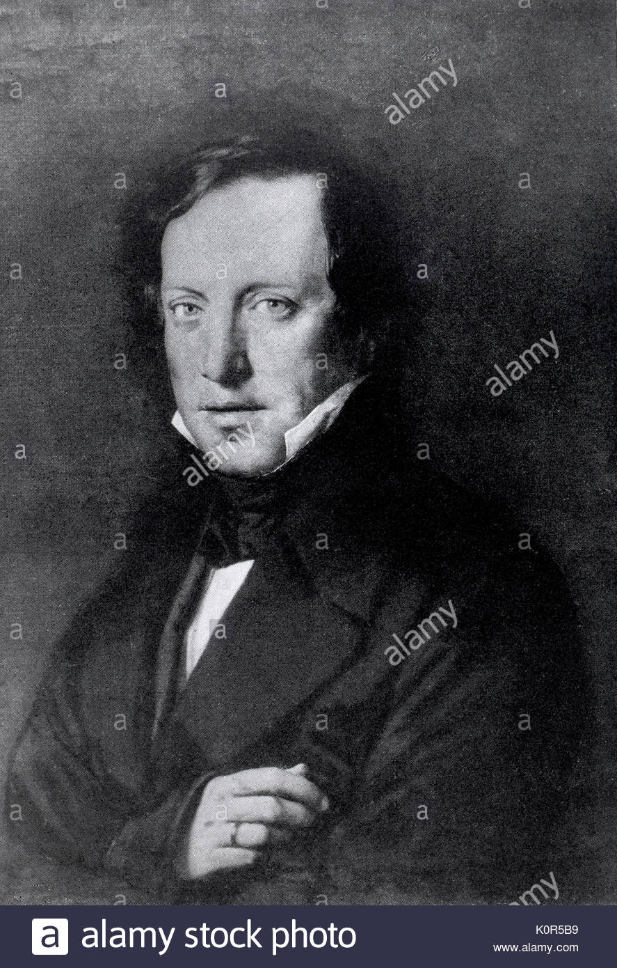 887x1390 Spaun, Josef Von Friend Schubert. Painting After The Style - Schubert Painting