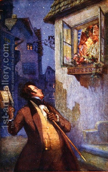 379x600 Viennese Postcard Depicting Franz Peter Schubert 1796 1828 - Schubert Painting