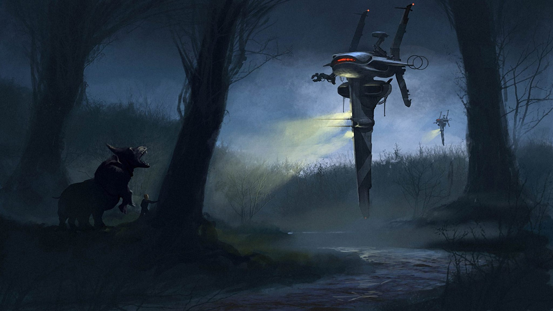 1800x1014 Concept Ships February 2015 - Sci Fi Oil Painting