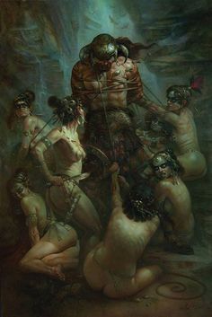 236x353 Greg Staples Conan Conan Red Sonja, Fantasy - Sci Fi Oil Painting