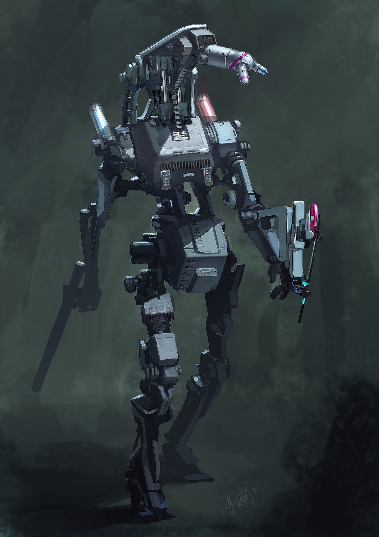 1500x2121 Photoshop Tutorial Sci Fi Digital Painting Techniques - Sci Fi Painting