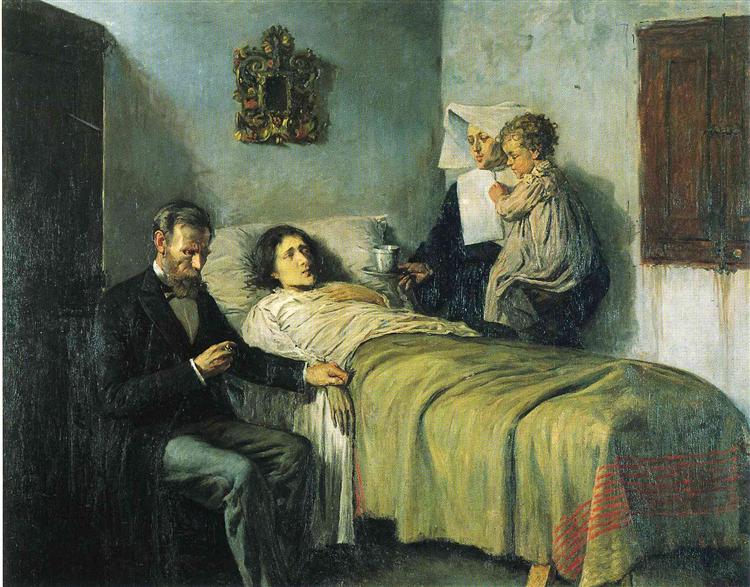 750x587 Science And Charity, 1897 - Science And Charity Painting