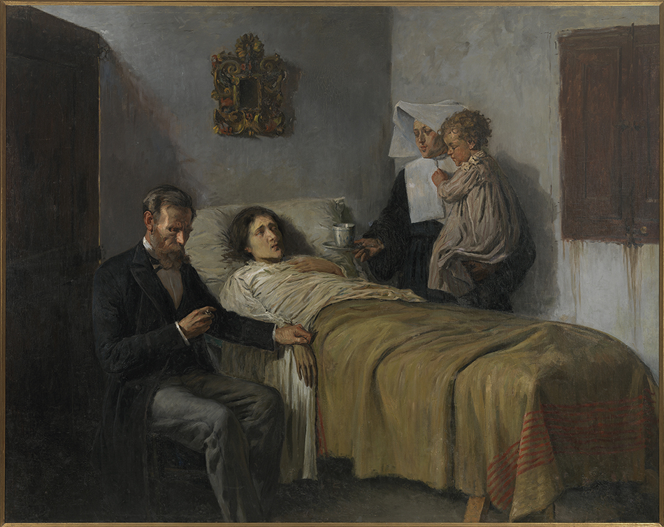 950x755 The Live Restoration Of Science And Charity Museum Picasso Blog - Science And Charity Painting