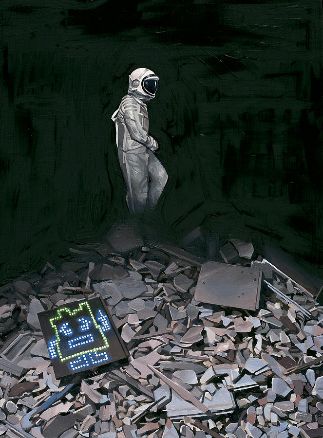 663x900 Science Fiction Paintings Fine Art America - Science Fiction Painting