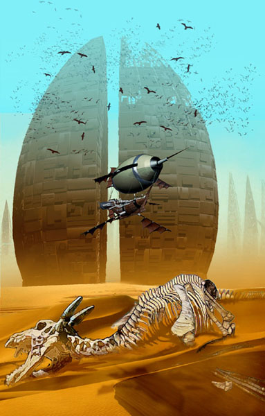 383x600 Strange Horizons - Science Fiction Painting