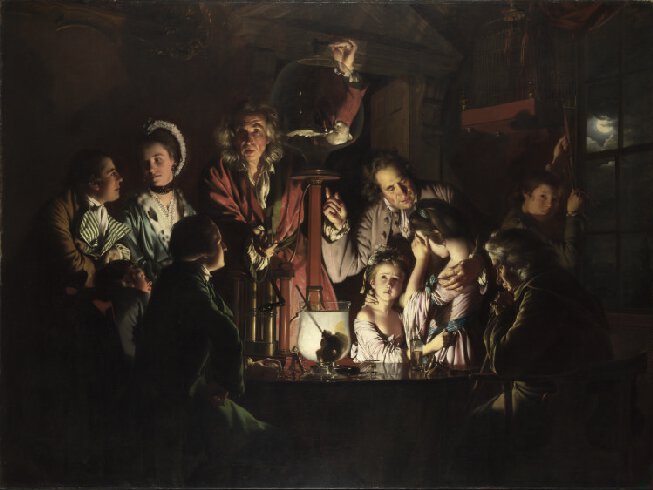 653x490 Megan Collyer How Joseph Wright - Science Painting
