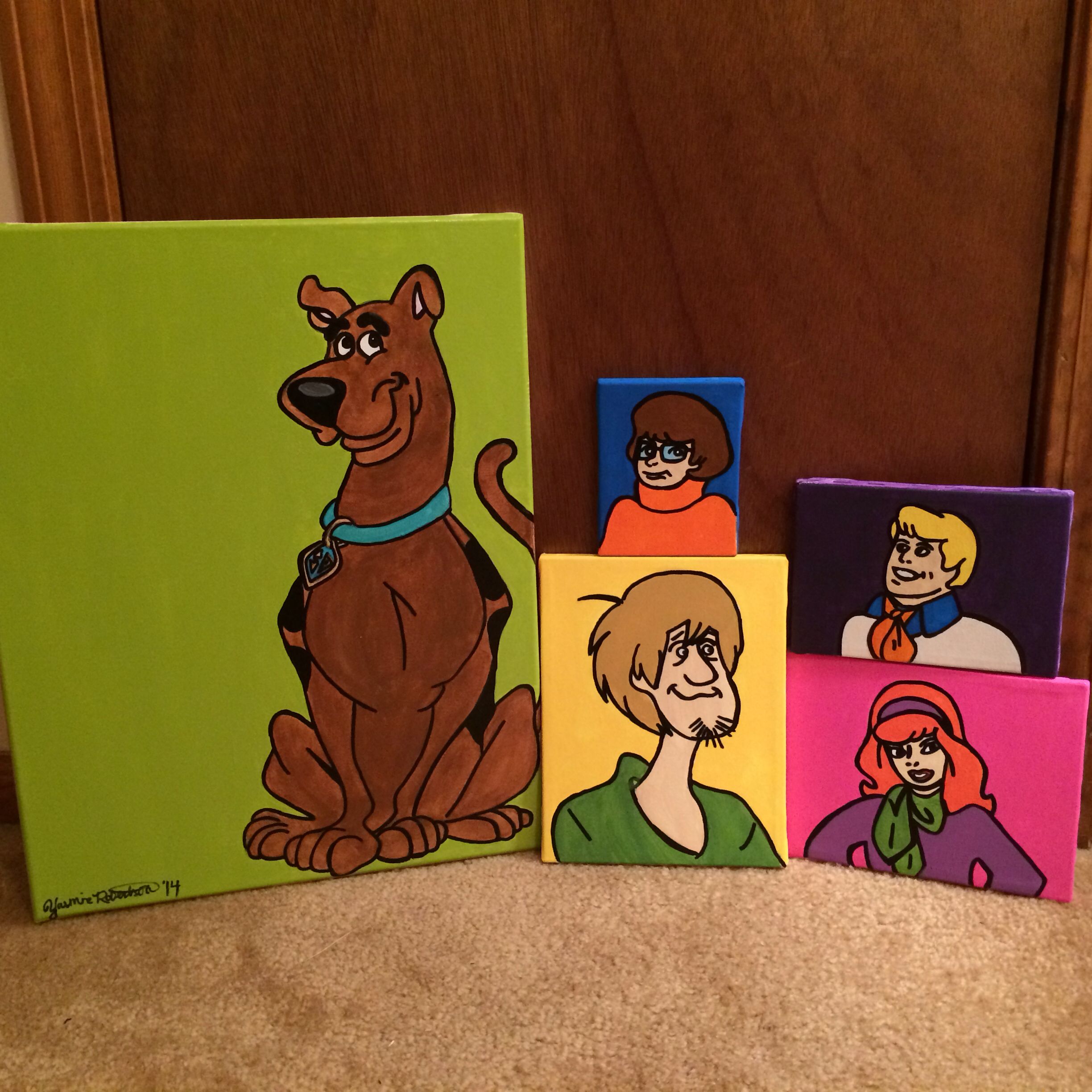 2448x2448 My Very Own Artwork! Scooby Doo And The Mystery Incorporated Gang - Scooby Doo Painting