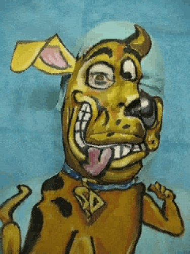 375x500 Scooby Doo Face Paint Video! Artist James Kuhn. Watch - Scooby Doo Painting