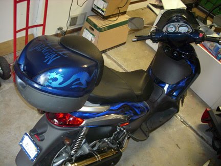 432x324 Salty Scooter Stories From The Sea Dog's Daughter Painting Your - Scooter Painting