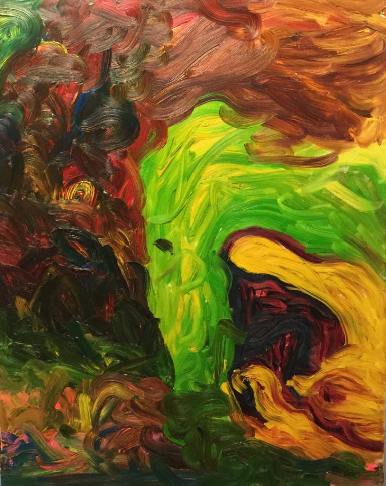 770x970 Saatchi Art Sagittarius And Scorpio Painting By Gary Martin - Scorpio Painting