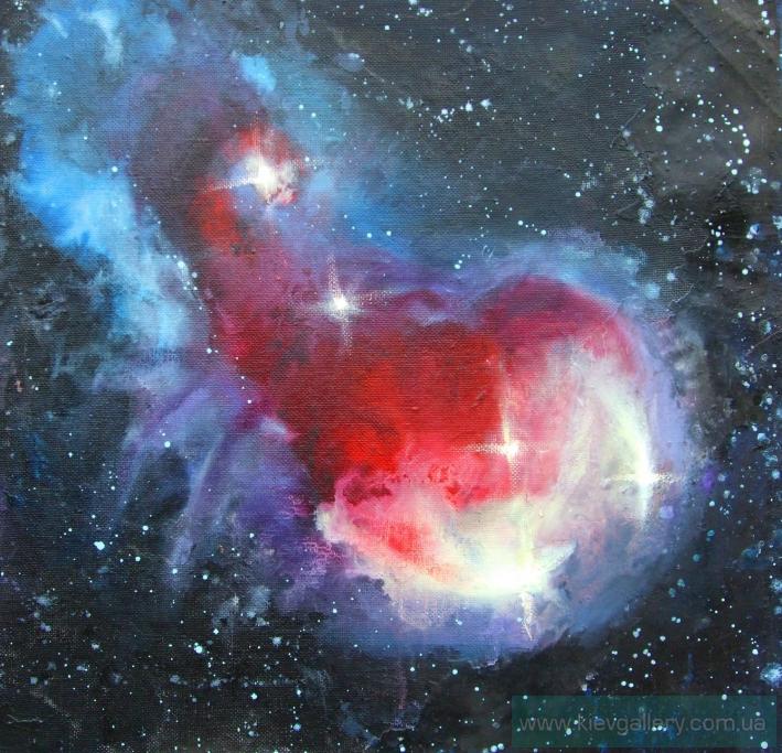 709x683 Constellation Scorpio, Painting Of Modern Artist Samoilik Elena - Scorpio Painting