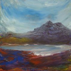 236x236 Glencoe Spring, Scottish Highlands. An Original Painting - Scottish Highlands Painting