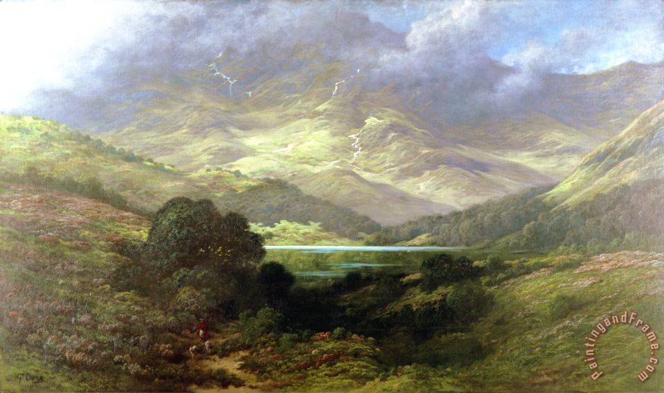 960x569 Gustave Dore Scottish Highlands Painting - Scottish Highlands Painting