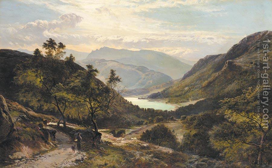 900x557 Scottish Highlands Sidney Richard Percy Reproduction 1st Art Gallery - Scottish Highlands Painting