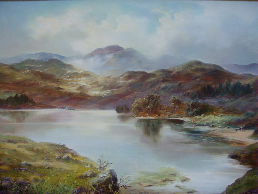 1000x750 Antiques Atlas - Scottish Highlands Painting