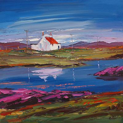 400x400 Loch Maddy Croft By Scottish Contemporary Artist Lynn Rodgie - Scottish Painting