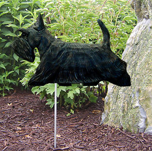 300x299 Scottish Terrier Outdoor Garden Dog Sign Hand Painted Figure - Scottish Terrier Painting