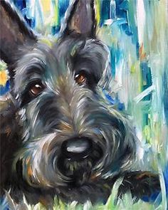 Scottish Terrier Painting at PaintingValley.com | Explore collection of ...