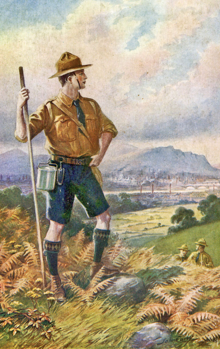 709x1122 Origins Tenth Scouts - Scout Painting