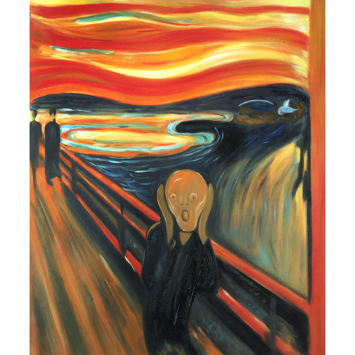 1200x1200 The Scream By Edward Munch Reproduction Oil Painting - Scream Painting