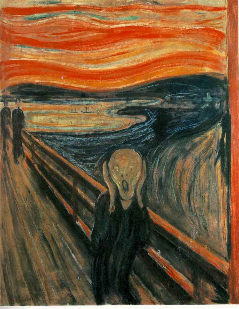 Screaming Man Painting at PaintingValley.com | Explore collection of ...