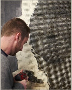 241x300 Screw Art, I Guess Anything Can Work As Paint. Be The Pro - Screw Painting