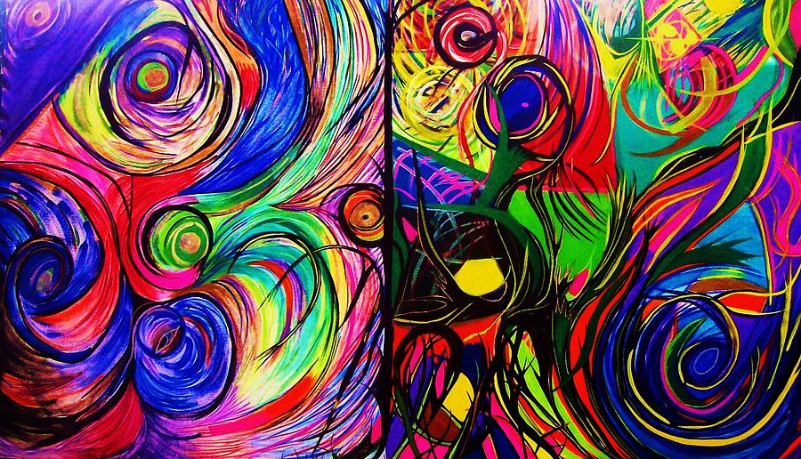 900x516 Scribble Painting By Hollywood Creation By Linda Zanini - Scribble Painting