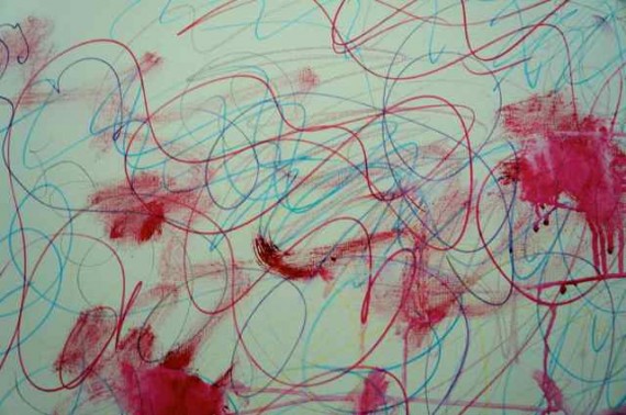 570x378 Evolution Of A Painting - Scribble Painting