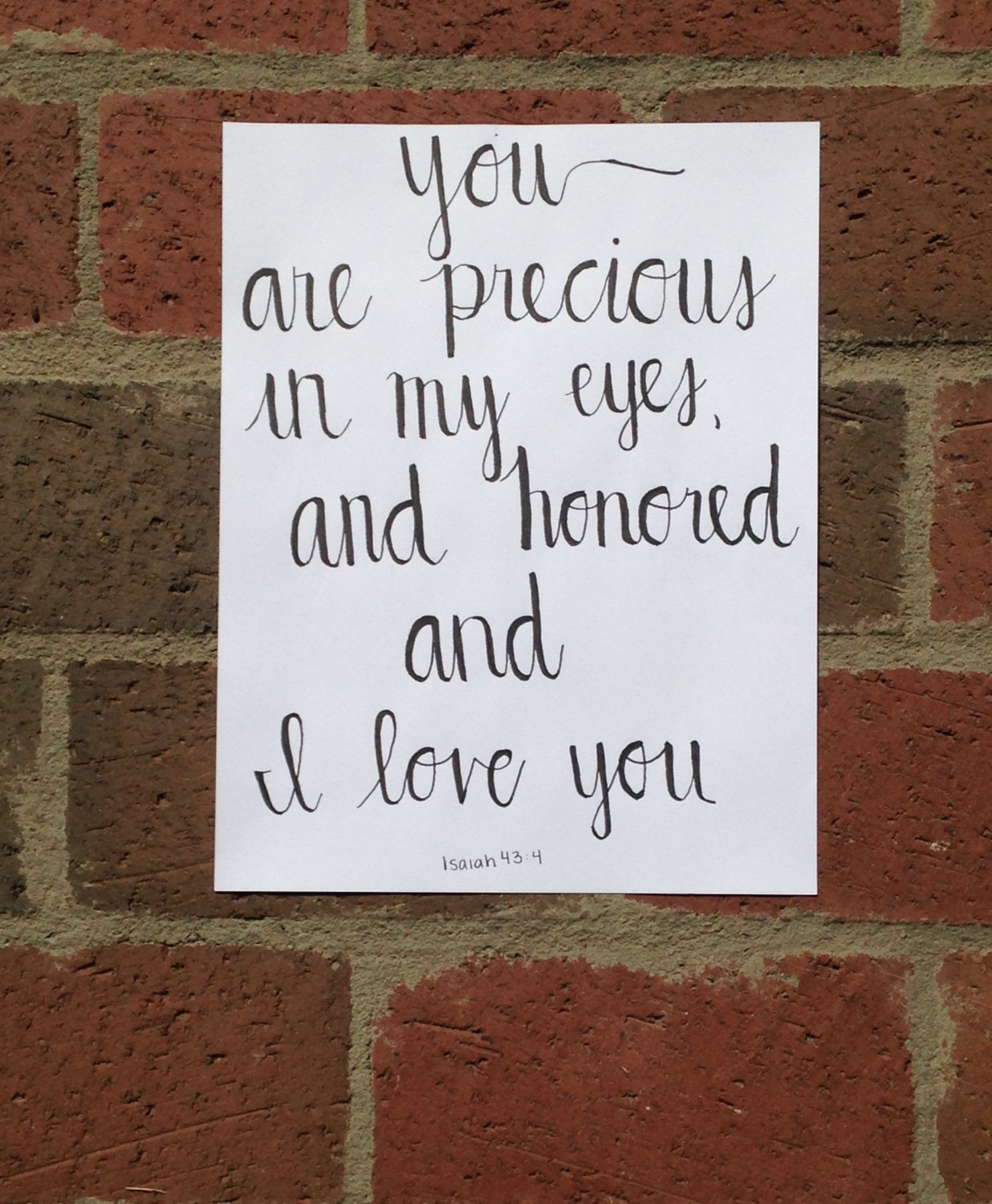 1236x1500 Isaiah 434 Bible Verse Scripture Art Canvas Painting Wall - Scripture Painting