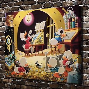 300x300 Disney Scrooge Mcduck Paintings Hd Canvas Print 24x30 Home Decor - Scrooge Mcduck Painting