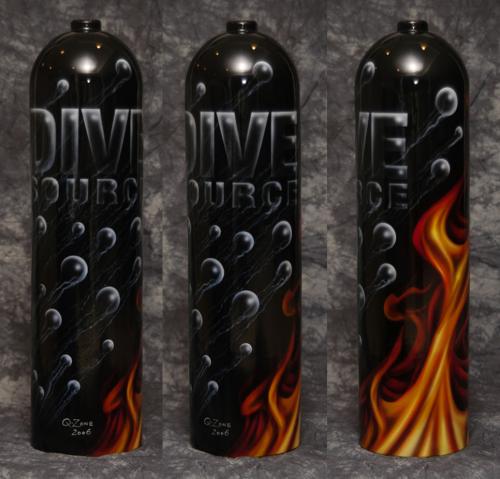 500x479 New Wip - Scuba Tank Painting