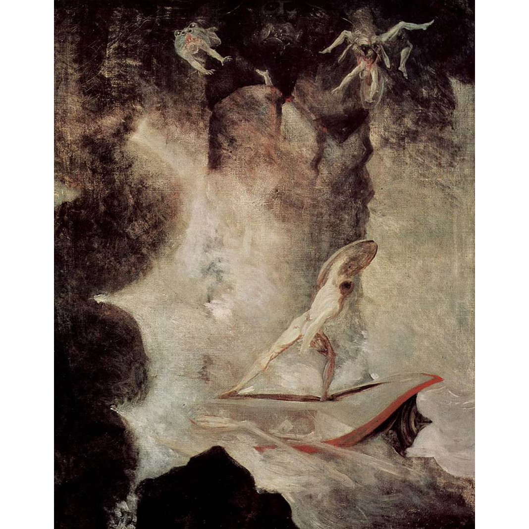 1068x1068 Odysseus In Front Of Scylla And Charybdis By Henry Fuseli - Scylla And Charybdis Painting