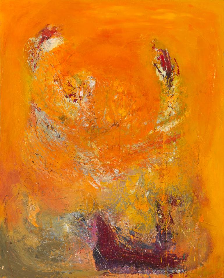 770x956 Saatchi Art Between Scylla And Charybdis Painting By Evangelos - Scylla And Charybdis Painting