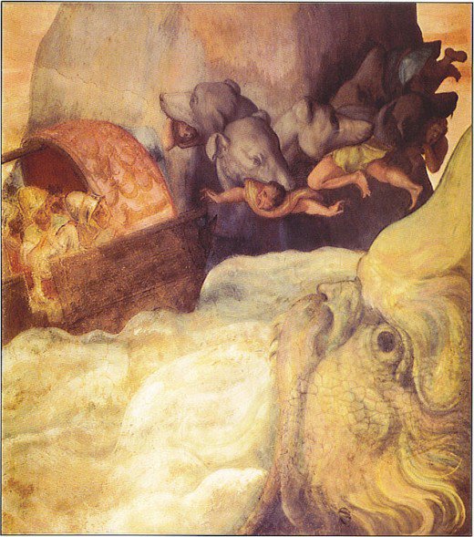 520x589 Scylla And Charybdis Monsters Of Greek Mythology Owlcation - Scylla And Charybdis Painting
