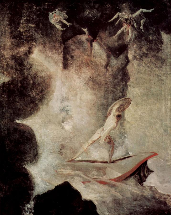 716x900 Odysseus In Front Of Scylla Painting By Henry Fuseli - Scylla Painting