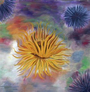 295x300 Sea Anemone Paintings - Sea Anemone Painting
