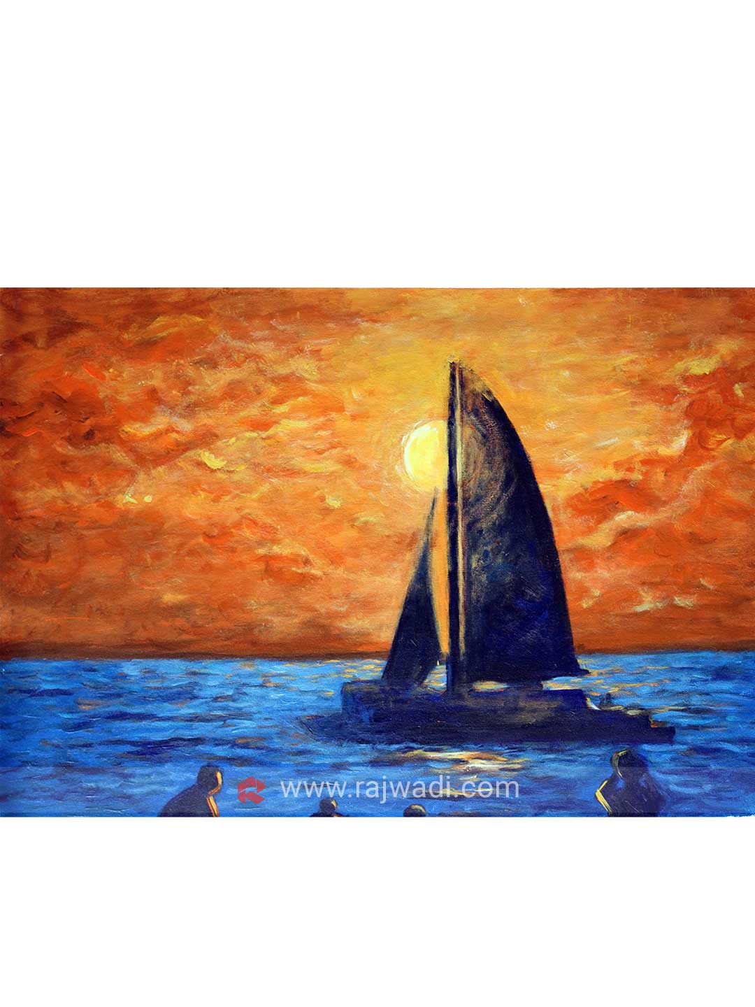 1080x1440 Buy Online Art Painting With Price - Sea Canvas Painting