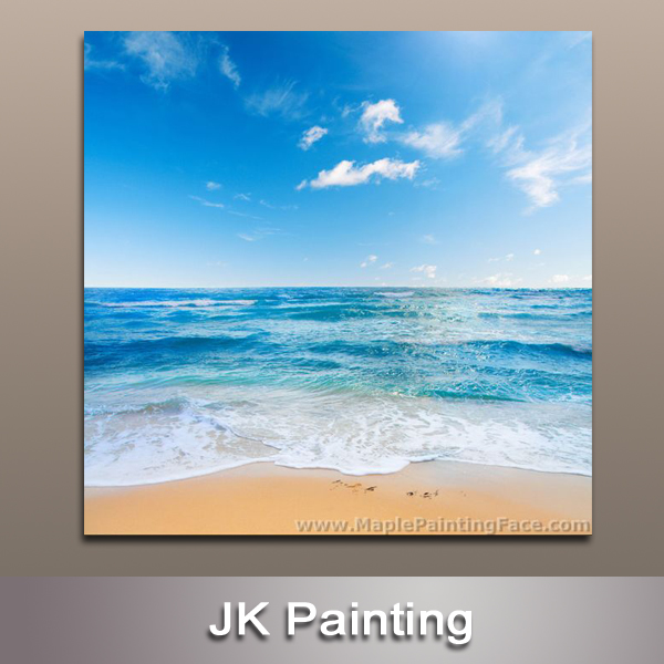 600x600 Dropship Hd Print Sea Wave Seascape Painting From Digital Photos - Sea Canvas Painting