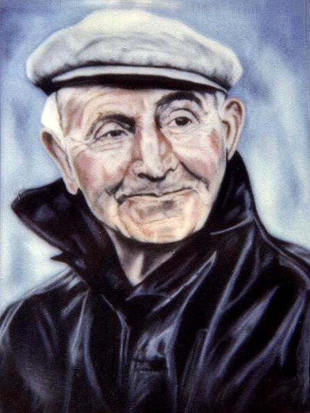 447x596 Sea Captain - Sea Captain Painting