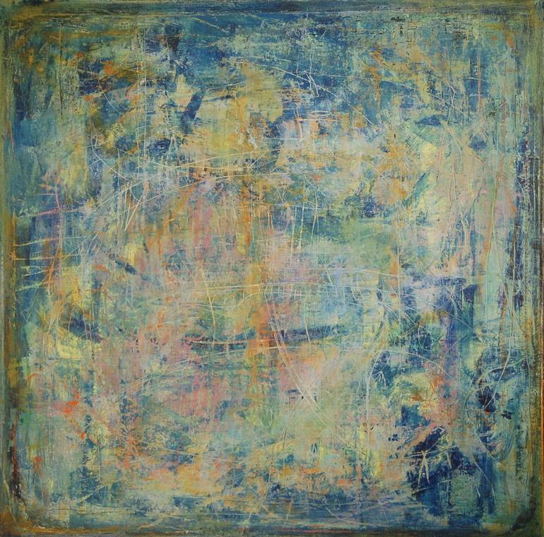 770x760 Saatchi Art Sea Glass Painting By Christy Botkin Reeves - Sea Glass Painting
