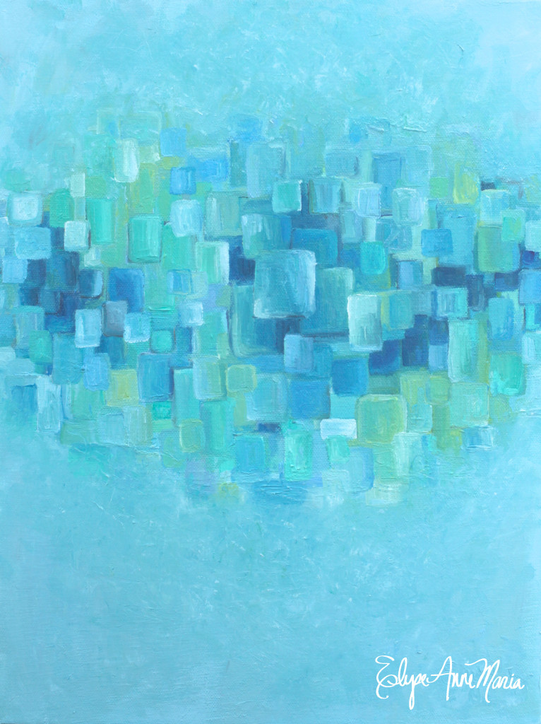 766x1024 Sea Glass Healing - Sea Glass Painting