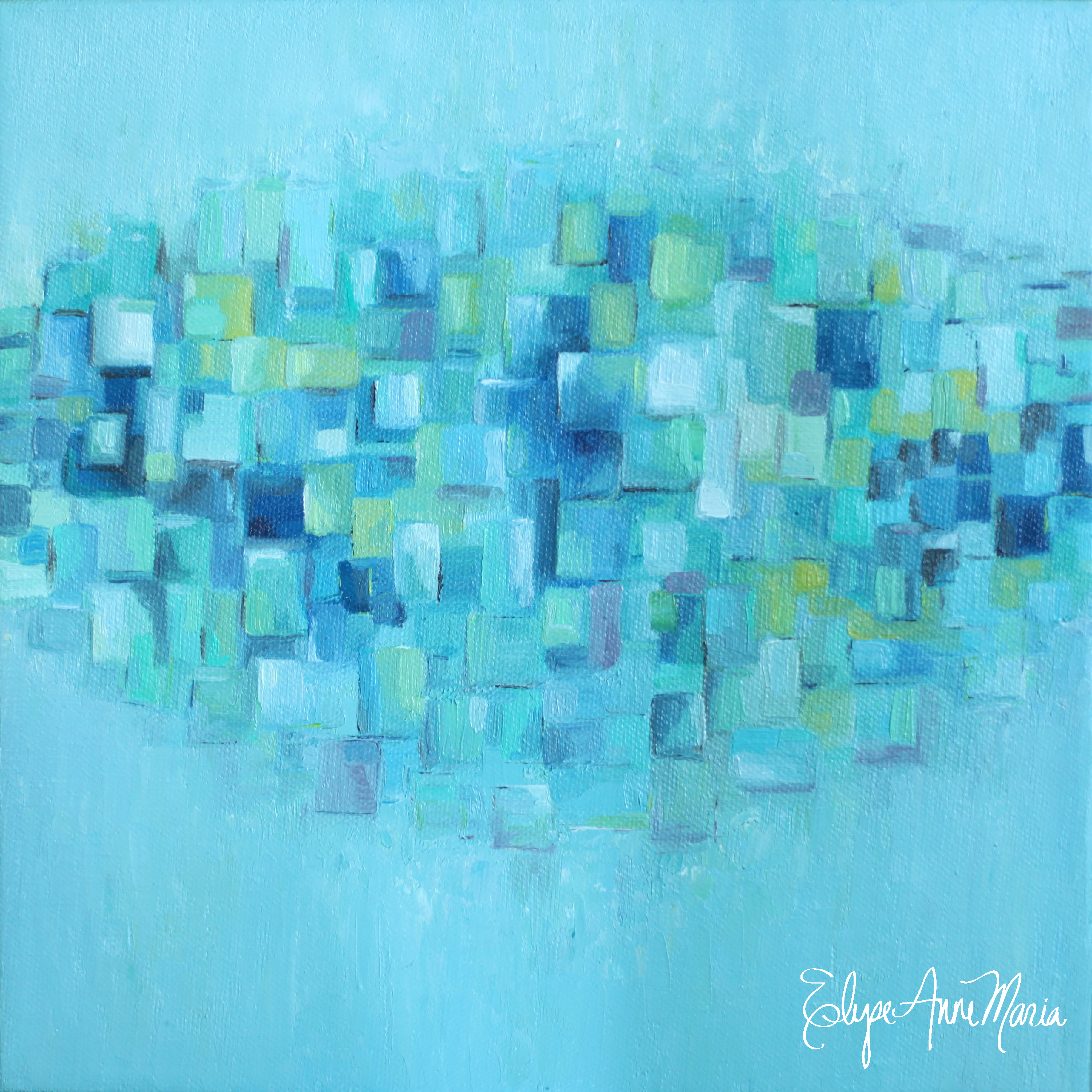 3000x3000 Sea Glass No 3 - Sea Glass Painting