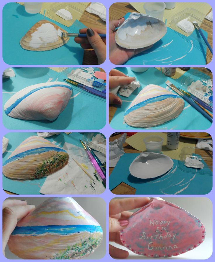 736x898 The 744 Best Shells,sea Glass Painting Amp How To's Images - Sea Glass Painting